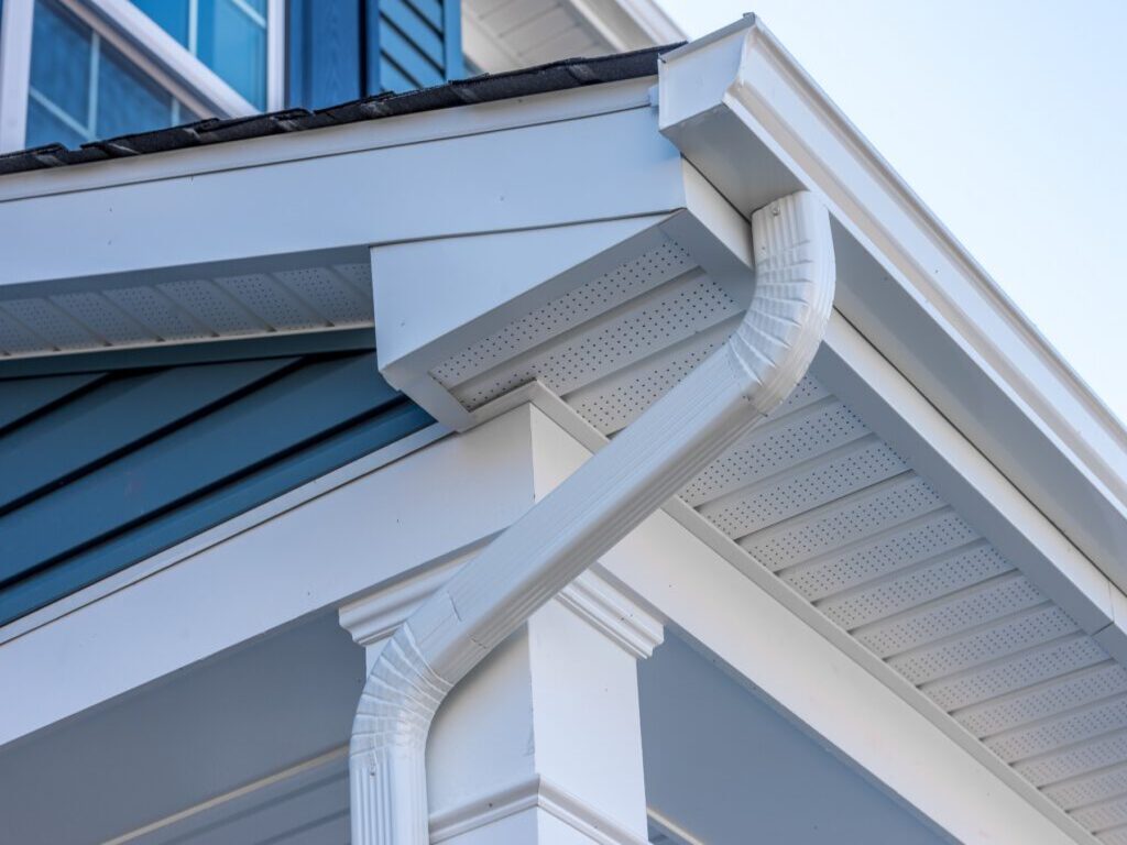 WHY IS THERE A GAP BETWEEN THE GUTTERS AND ROOF?